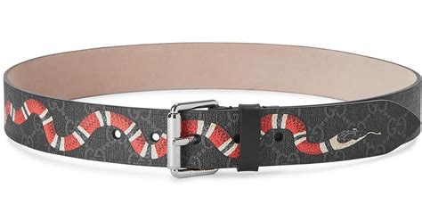 gucci snake print belt|gucci snake belt men's.